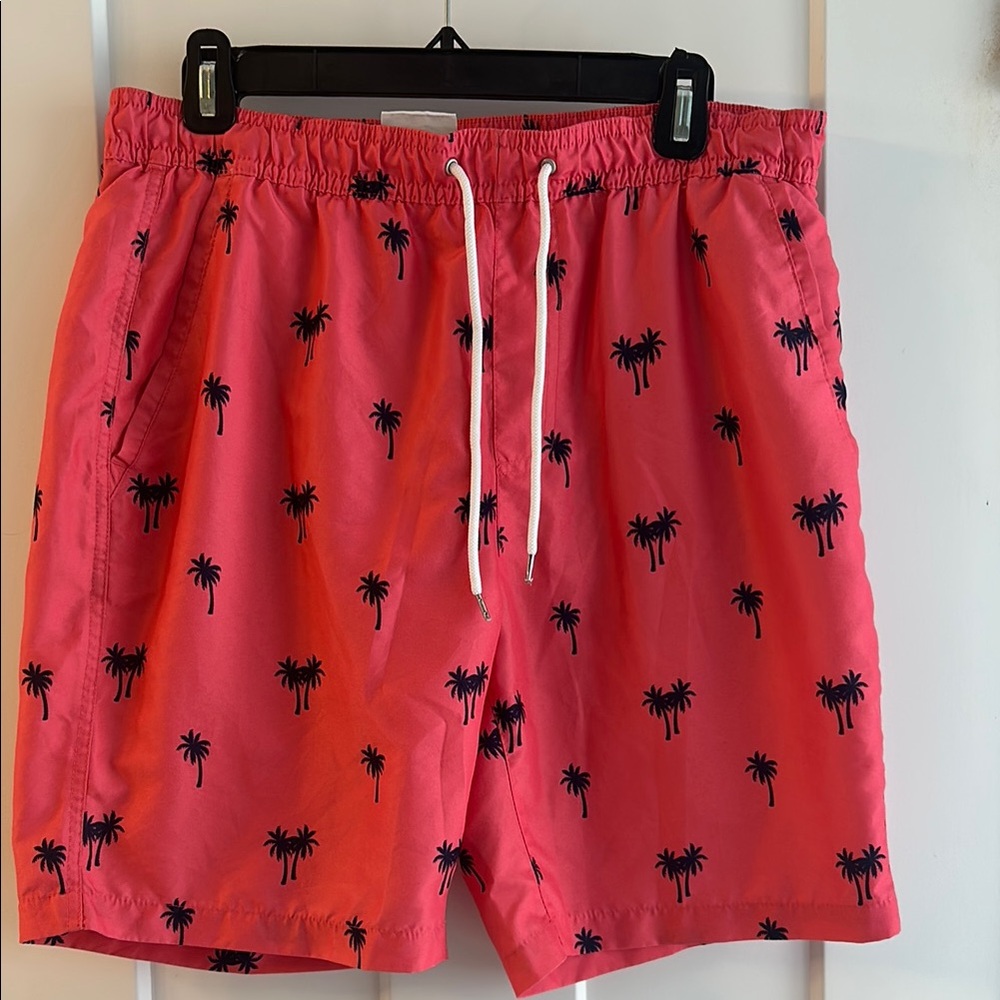 Palm Tree Print Swim Shorts